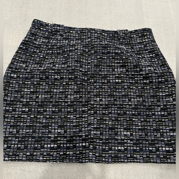 [10]Banana Republic Black Blue A-Line Mini Skirt for Work - Picture 10 of 10